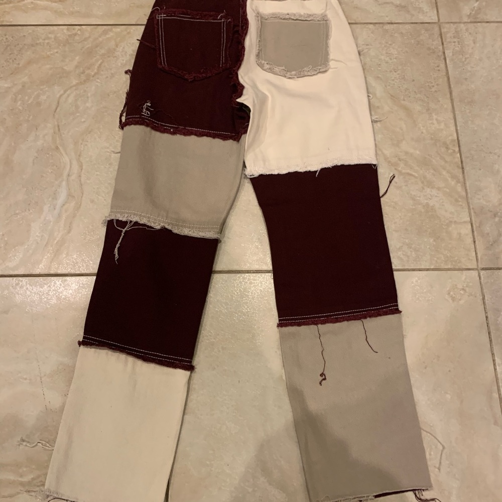 Empty Soda Patchwork Jeans. - image 2